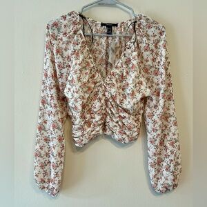 Forever 21 Long Sleeve Crop Top